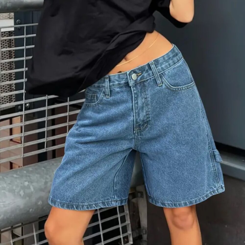 new: jean shorts
